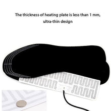 Lade das Bild in den Galerie-Viewer, Socks USB Heating Insole Electric Heating Foot Warming Insole Chargings Heating Washable Cutable Size Insole Winter Outdoor Warm Insole