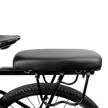 Lade das Bild in den Galerie-Viewer, Bicycle Small Parts Bicycle Back Seat Cycling MTB Mountain Bicycle PU Leather Soft Comfortable Cushion Bike Rear Rack Seat Children Back Seat Pad
