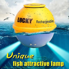 Lade das Bild in den Galerie-Viewer, Fish Finders LUCKY Portable Professional Sounder Wireless Sonar Fish Finder Fishing Probe Detector Fishfinder with Dot Matrix