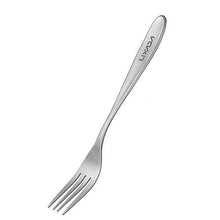 Lade das Bild in den Galerie-Viewer, 2* Camping Cookware Dinnerware Titanium Fork Lightweight Dinner Forks Table Fork for Home Picnic Hiking Traveling Outdoor