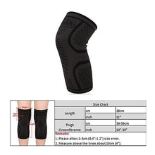 Lade das Bild in den Galerie-Viewer, 2* Exercise Machine Equipment Sets Elastic Compression Knee Brace Cycling Running Hiking Outdoor Sports Fitness Knee Sleeve