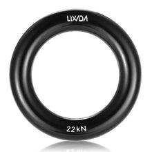 Lade das Bild in den Galerie-Viewer, 2PCS Hammock Parts Accessories Outdoor Rappel Ring 22KN Rock Mountain Climbing O-ring Adventure Tree Climbing Hammock O-Ring Equipment