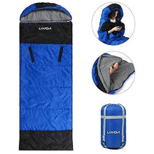 Lade das Bild in den Galerie-Viewer, Sleeping Bags Envelope Sleeping Bag with Zippered Holes for Arms and Feet Outdoor Camping Hiking Backpacking Traveling