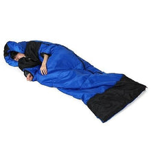 Lade das Bild in den Galerie-Viewer, Sleeping Bags Envelope Sleeping Bag with Zippered Holes for Arms and Feet Outdoor Camping Hiking Backpacking Traveling