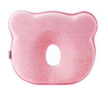 Lade das Bild in den Galerie-Viewer, 23cm*26cm*3cm pink Memory foam baby head correction pillow,Anti-flat head pillow for 1-10 months baby AZ22273