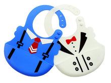 Load image into Gallery viewer, 3# Silicone baby bib, children's Reusable feeding bib AZ10013