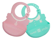 Lade das Bild in den Galerie-Viewer, 2# Silicone baby bib, children's Reusable feeding bib AZ10012