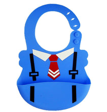 Lade das Bild in den Galerie-Viewer, 2# Silicone baby bib, children's Reusable feeding bib AZ10012