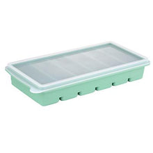 Lade das Bild in den Galerie-Viewer, 24*11.5*4cm green 6-hole silicone ice mold, sealed food preservation box with lid AZ22435