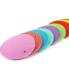 Load image into Gallery viewer, 10pcs purple silicone heat insulation coaster, waterproof and non-slip AZ17813