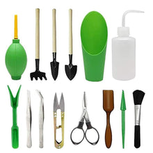 Lade das Bild in den Galerie-Viewer, 14 pcs/set gardening tool set, spray bottle, seedling lifter, watering bottle, potted plant pruning AZ10377