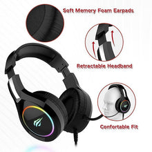 Load image into Gallery viewer, Headphones Headsets Gaming Wired Headsets With Driver Surround Sound Hd Microphone