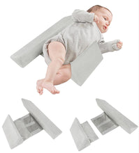 Load image into Gallery viewer, white Baby side sleeping pillow, removable and washable Anti-flat head shaping pillow AZ20650