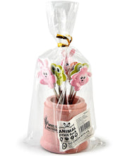 Lade das Bild in den Galerie-Viewer, 2Pcs pink 8 pcs stainless steel fruit fork, fruit toothpicks AZ22432