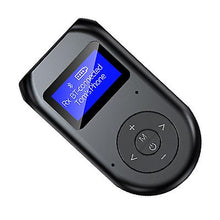 Lade das Bild in den Galerie-Viewer, 2 in 1 AUX Bluetooth transmitter and receiver, USB Bluetooth adapter with LCD display AZ19850