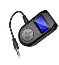 Lade das Bild in den Galerie-Viewer, 2 in 1 AUX Bluetooth transmitter and receiver, USB Bluetooth adapter with LCD display AZ19850