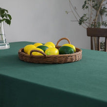Load image into Gallery viewer, Tablecloths nordic solid tablecloth home japanese towel dining table cloth obrus tablecloth dark green