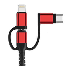 Lade das Bild in den Galerie-Viewer, red 3 in 1 MHL USB Type C To HDMI Cable 1080P HD TV Adapter For Android & IOS AZ10397