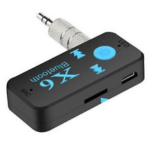Load image into Gallery viewer, 3.5mm to USB Bluetooth Receiver AUX Audio BT X6 Music Adapter Car PC Laptop AZ10398
