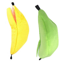 Lade das Bild in den Galerie-Viewer, 2Pcs green Soft And Warm Fleece Made The Novelty Banana Shape Nest Warm House The Pets AZ21714