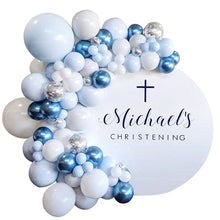 Load image into Gallery viewer, 104PCs Blue Theme Macaron Rubber Balloons Birthday Party Wedding Decoration