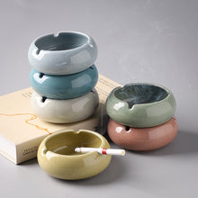Lade das Bild in den Galerie-Viewer, Ashtray Creative Ge Kiln Ceramics Office Household Hotel Living Room Ashtray