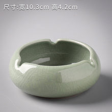 Lade das Bild in den Galerie-Viewer, Ashtray Creative Ge Kiln Ceramics Office Household Hotel Living Room Ashtray
