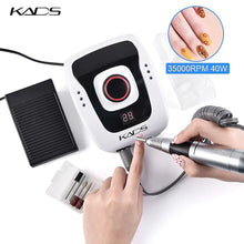 Lade das Bild in den Galerie-Viewer, Nail dryers nail drill manicure machine 40w 35000rpm electric equipment manicure tools|electric manicure drills