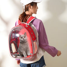 Load image into Gallery viewer, Backpack Convenient for Going out Transparent Space Capsule Super Breathable Pet