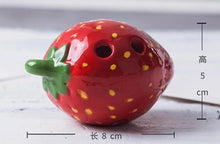 Load image into Gallery viewer, Ocarinas strawberry fruits ocarina 6 holes creative gradient color students ceramics handmade beginners