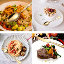 Lade das Bild in den Galerie-Viewer, 304 Stainless Steel Flatware Sets Gold Silver Black 20 PCs/Set Steak Set Knife, Fork and Spoon