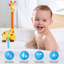 Load image into Gallery viewer, Bath Toys Baby Bath Shower Head Toy Cute Giraffe Baby Bath Time Toys