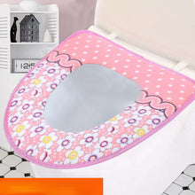 Load image into Gallery viewer, 3pcs Toilet Seat Cover Pads Coral Fleece Universal Velcro Thicker Mink Suede