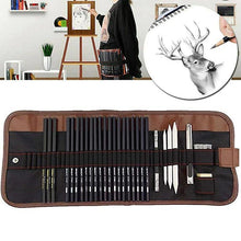 Load image into Gallery viewer, Writing pencils 30pcs drawing sketch set charcoal pencil eraser art craft painting sketching kit artist's pencils