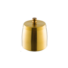 Lade das Bild in den Galerie-Viewer, Ashtray Gift Stainless Steel Large round Hotel Household Gold Lid Heightening Stainless Steel Ash Tray