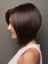 Load image into Gallery viewer, Women Wig Bob Haircut Gradient Brown Short Straight Hair Headgear W79