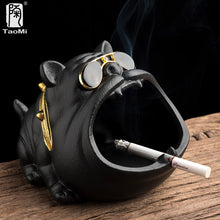 Lade das Bild in den Galerie-Viewer, Ashtray Cartoon Dog Cute Creative Ceramic Large Trendy Car Windproof Ashtray
