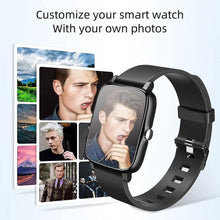 Lade das Bild in den Galerie-Viewer, Watches women men smartwatch with heart rate monitor and blood pressure monitor smartwatch 1.7 ?¡ÀWaterproof
