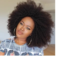 Load image into Gallery viewer, Women Wig Hand Roll Small Curly Hair Afro Solid Color Hair Cover W35