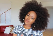 Load image into Gallery viewer, Women Wig Hand Roll Small Curly Hair Afro Solid Color Hair Cover W35