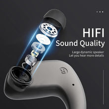 Load image into Gallery viewer, Mp3 players earphone ipx8 waterproof 16gb mp3 player headphones black