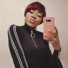 Load image into Gallery viewer, Women Wig Fashion Monochrome Short Straight Hair Bob Haircut W81