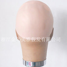 Lade das Bild in den Galerie-Viewer, 2x Halloween Xmas Christmas Gifts Decoration Bald Monk Head Leather Wig Head Cover