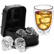 Load image into Gallery viewer, 2pcs Silicone Mold DIY Creative Mold Silicone Skull Ice Tray