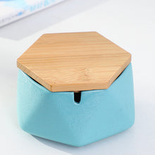 Load image into Gallery viewer, Ashtray Ceramic Windproof Anti-Gray Lid Office Home Personality Ashtray