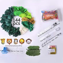Lade das Bild in den Galerie-Viewer, 144pcs Green Jungle Safari Balloon Chain Set Moving Party Decoration