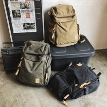 Load image into Gallery viewer, 2022 New Korean Style Vintage Backpack Female Student Canvas Backpack Men's Outdoor Leisure Travel Bag Hiking Backpack