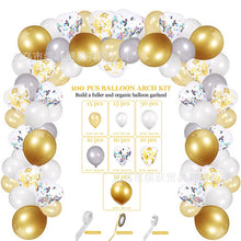Load image into Gallery viewer, 100PCs Heart-Shaped Golden Pearlescent Heart-Shaped Set Sequins Birthday Party Wedding Decoration