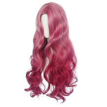 Load image into Gallery viewer, Wigs Women Pink Wavy Wigs Synthetic Long Hair Fancy Dress Wig