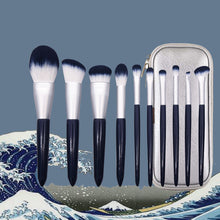 Load image into Gallery viewer, 10 PCs Makeup Brushes Set Powder Brush Powder Foundation Brush Eye Shadow Brush